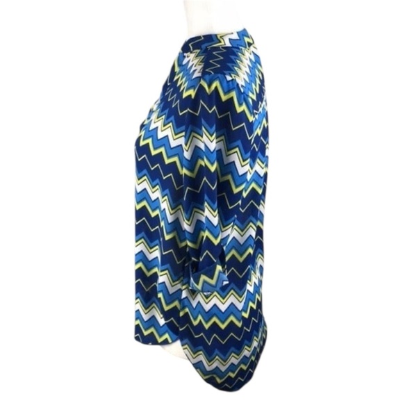 Wishful Park Multicolor V-Neck Blouse Size S - Picture 3 of 7